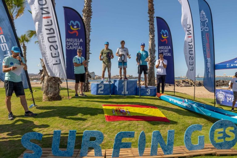 Oro para el isleño Augusto García Jr en la ‘Beach Race Africana’ de paddlesurf