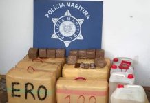 Dos detenidos en la intervención de 700 kilos de hachís junto a un barco español en aguas al sur de Portugal
