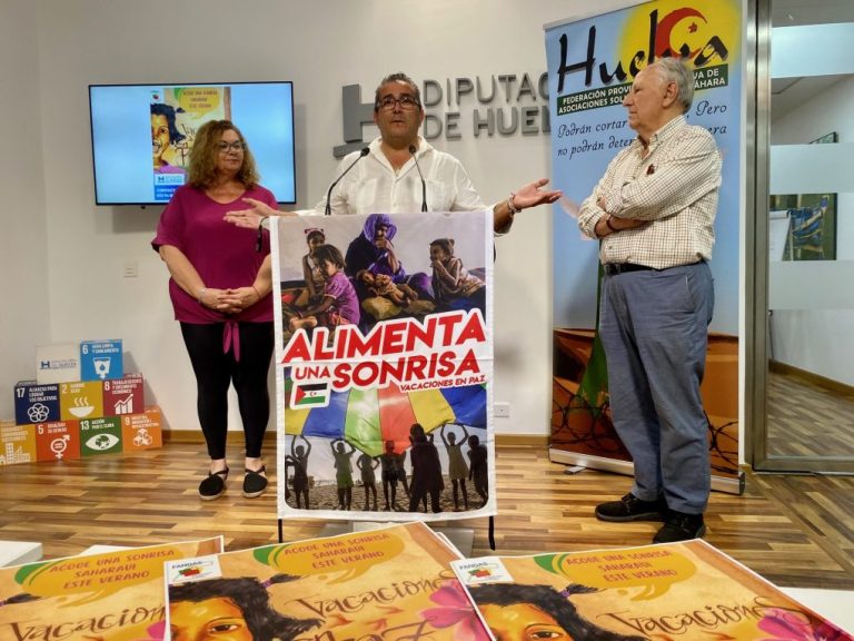 ‘Vacaciones en paz’ hace un llamamiento para reunir 15 familias onubenses de acogida para los niños saharauis