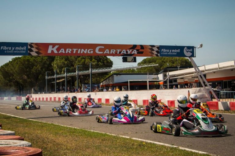 <strong>Cuatro medallas para el karting onubense en la segunda prueba del Andaluz disputada en Cartaya</strong>