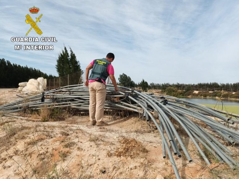 <strong>Un detenido por el robo de material agrícola valorado en más de 7.500 euros en una finca de Villarrasa</strong>
