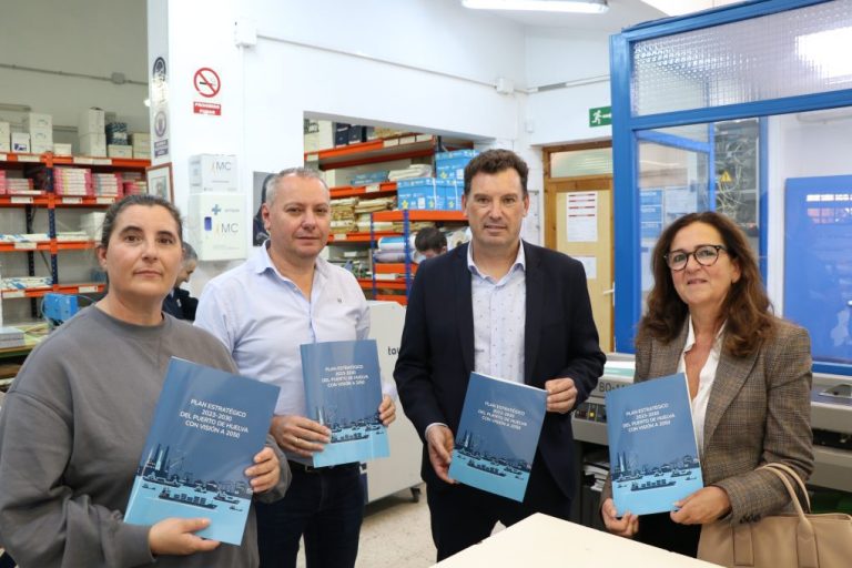 Aspapronias edita el folleto del Plan Estratégico 2023-2030 del Puerto de Huelva con visión a 2050