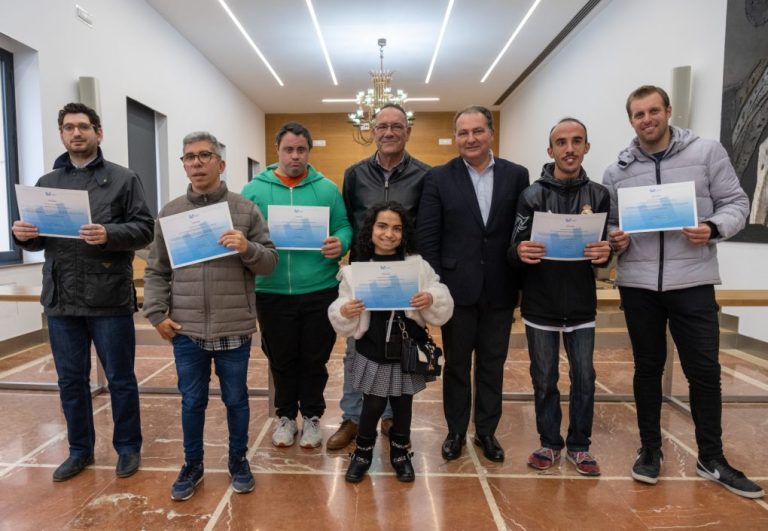 6 jóvenes con diversidad funcional finalizan sus prácticas formativas en Diputación de la mano de Avadi Down Huelva