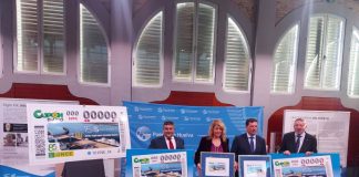 La ONCE celebra el potencial del Puerto de Huelva en su cupón