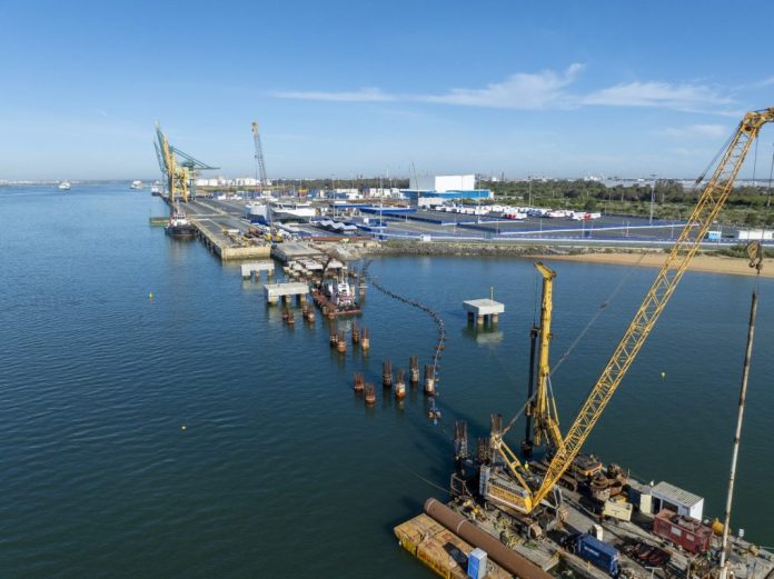 Obras Doble rampa roro Muelle Sur APH