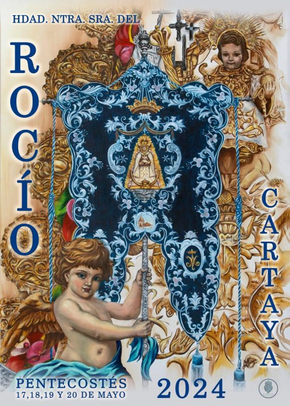 La Hermandad del Rocío de Cartaya presenta el cartel que anuncia los actos romeros