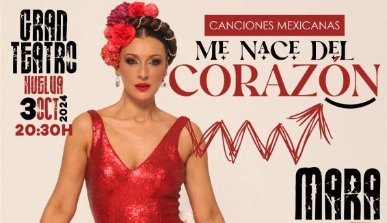 Mara Barros en el Gran Teatro de Huelva el próximo 3 de octubre