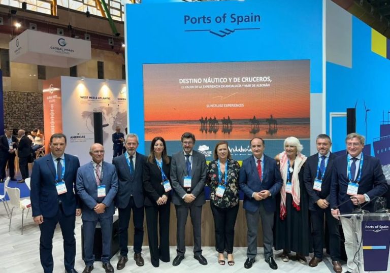 El Puerto de Huelva se promociona como escala de cruceros en el segmento ‘luxury’ en la muestra Seatrade Cruise Med en Málaga, el principal evento de la industria de cruceros del Mediterráneo