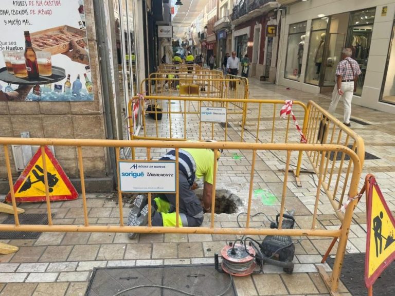 Aguas de Huelva comienza las obras de la calle Berdigón  