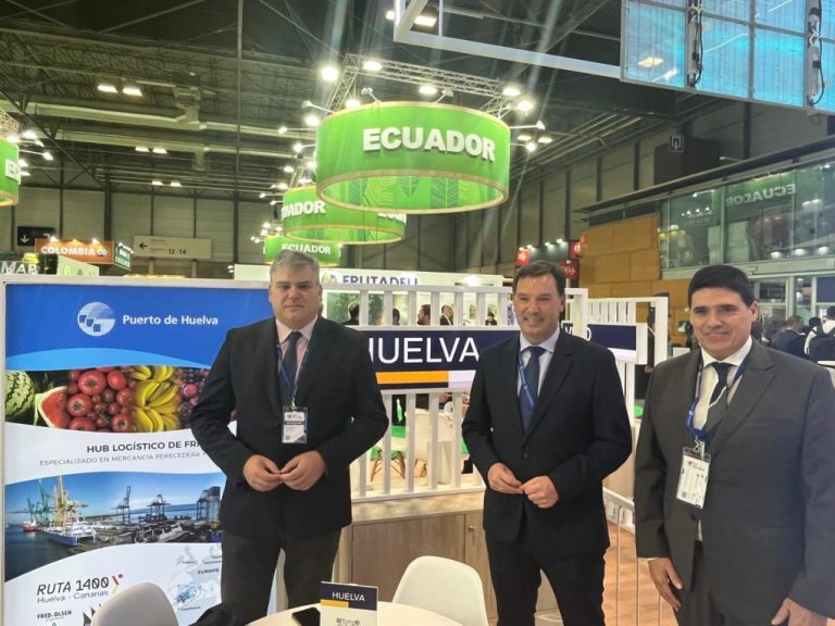 El Puerto de Huelva da a conocer en Fruit Attraction los servicios del Muelle Sur como nodo logístico del frío para impulsar las exportaciones hortofrutícolas