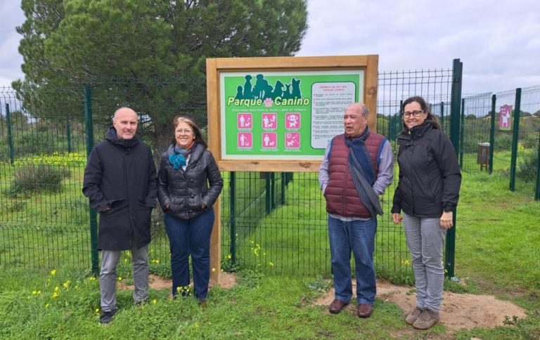 La Mancomunidad Islantilla habilita un nuevo espacio canino en la zona norte del parque ‘el camaleón’ de islantilla
