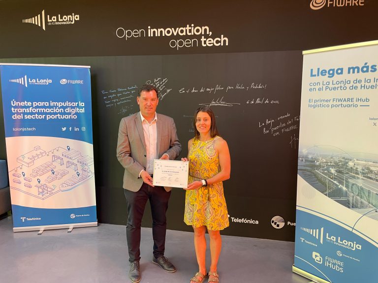 La Lonja de la Innovación del Puerto de Huelva se posiciona en la élite tecnológica global con la categoría FIWARE iHub Premium tras conseguir su tercera estrella