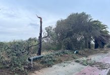 La borrasca Claudia provoca medio centenar de incidencias en la Costa