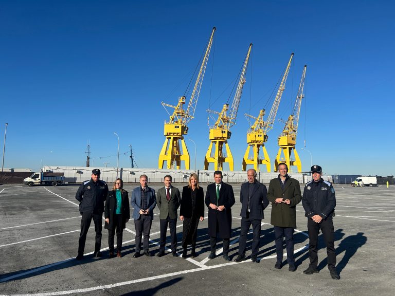 El Puerto de Huelva habilita más de 300 aparcamientos junto al Muelle de la Compañía Rio Tinto