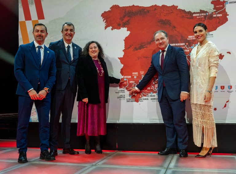 Huelva protagoniza la presentación de la Vuelta Ciclista a España en Mónaco