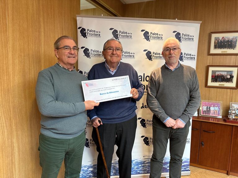 La CR Palos refuerza su compromiso solidario con una nueva donación al Banco de Alimentos de Huelva