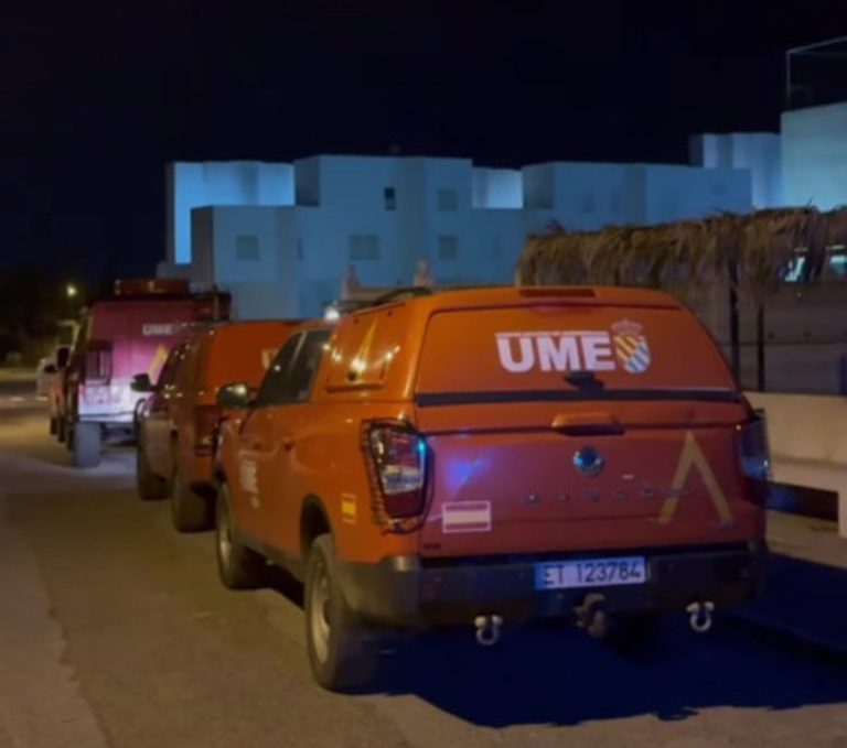 La UME se desplaza a Matalascañas por los daños causados por la borrasca