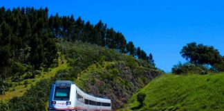 Un desprendimiento entre Jabugo y Valdelamusa interrumpe la vía férrea