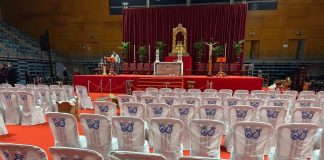 La misa funeral reúne en Huelva a más de 330 familiares de víctimas del accidente de Adamuz