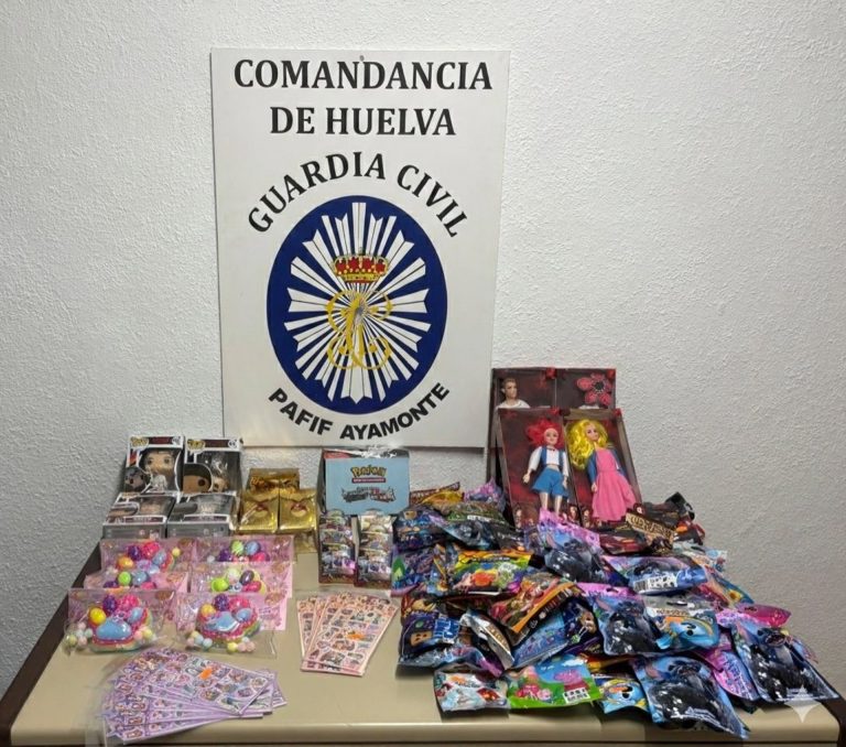 Intervienen 148 juguetes que no cumplían la normativa en un bazar de Ayamonte