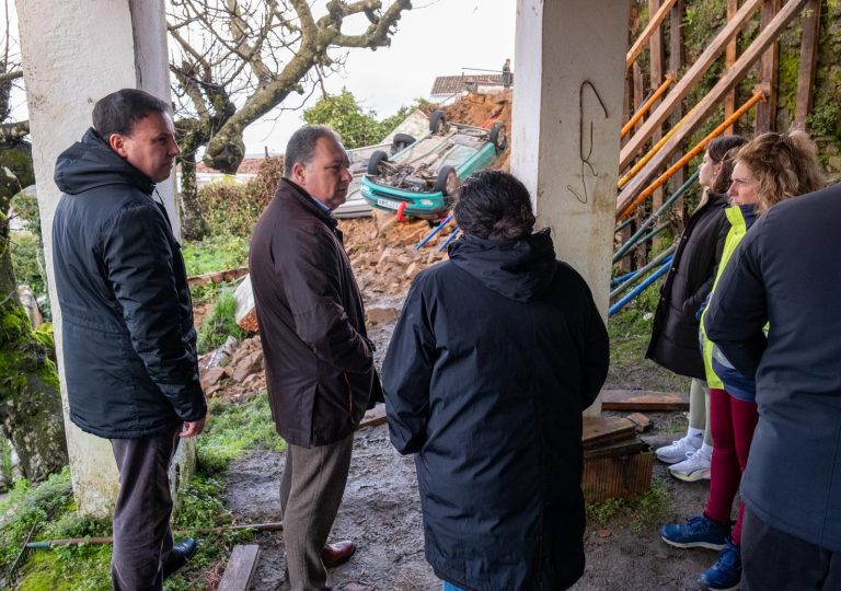 Toscano recorre la Sierra para conocer los efectos de la borrasca