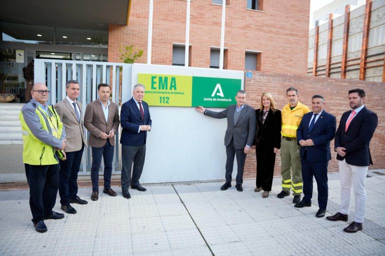 Antonio Sanz inaugura la nueva sede de la Agencia de Emergencias de Andalucía en Huelva