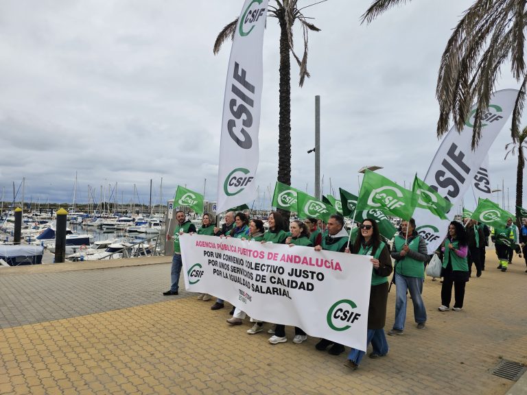 CSIF se moviliza por la plantilla de la Agencia Pública de Puertos