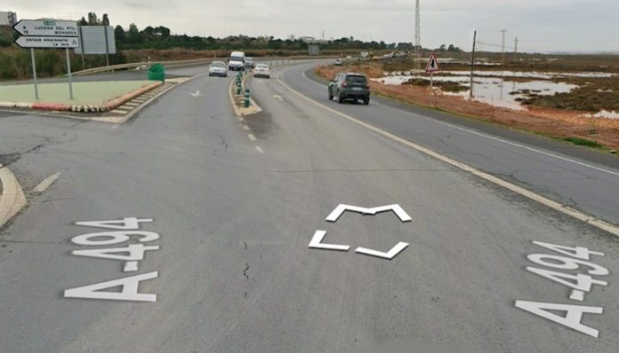 accidente en Moguer