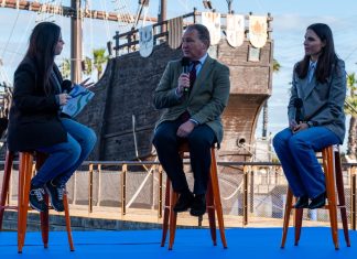 Huelva concentra en el Muelle de las Carabelas su promoción turística suspendida en Fitur
