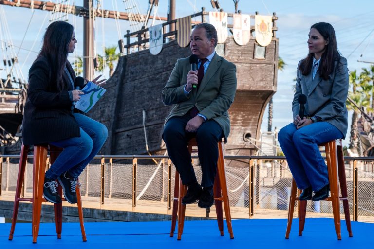 Huelva concentra en el Muelle de las Carabelas su promoción turística suspendida en Fitur
