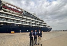 El Puerto de Huelva recibe por primera vez el crucero Le Champlain