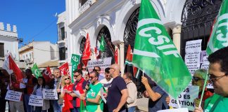CSIF exige respuestas al Ayuntamiento de Almonte en una jornada de huelga de «amplio seguimiento»