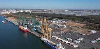 El Puerto de Huelva comenzará en breve la pavimentación de la zona norte del Muelle Sur