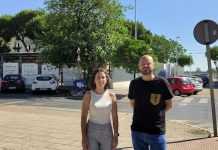 IU Punta Umbría exige a la Junta que rectifique y mantenga el ciclo de cocina en el IES Saltés Víctor M. Ruiz y Laura Chamorro IU Punta Umbría