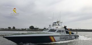 Abren fuego contra guardias civiles al intentar descargar hachís en la ría de Punta Umbría