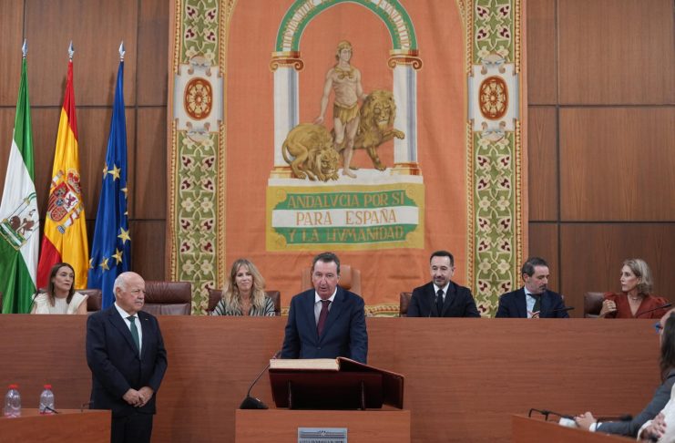 Manuel Andrés González, elegido vicepresidente del Parlamento de Andalucía