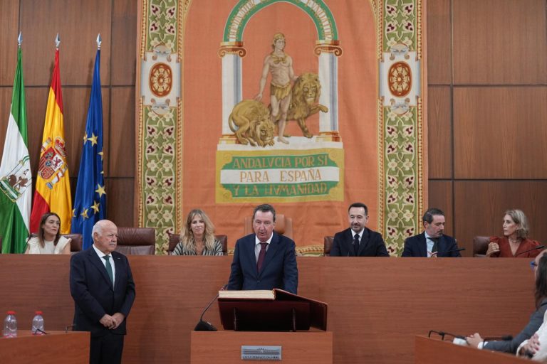 Manuel Andrés González, elegido vicepresidente del Parlamento de Andalucía