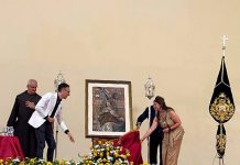 Una obra de Sergio Cornejo anuncia el Congreso Internacional Carmelitano en Gibraleón