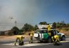 Más de 400 efectivos trabajan en el incendio de Castillejos