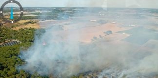 El Infoca trabaja en la extinción de un incendio en el Paraje Tariquejo de Cartaya Incendio Tariquejo