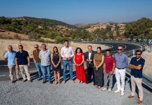 La Diputación finaliza la mejora de la carretera entre El Cerro y San Telmo