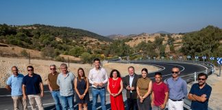 La Diputación finaliza la mejora de la carretera entre El Cerro y San Telmo