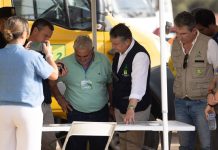 Desalojadas 384 personas de Villanueva de las Cruces por incendio de El Cerro