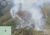 El Infoca lucha contra un «complejo» incendio en Almonaster