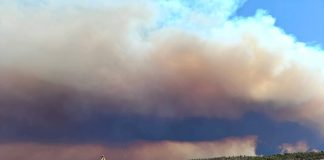El incendio de Niebla alcanza ya las 8.000 hectáreas de extensión Incendio de Niebla desde Las Delgadas