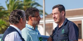 Moreno anuncia un plan contra el eucalipto tras el «agresivo» incendio de Niebla