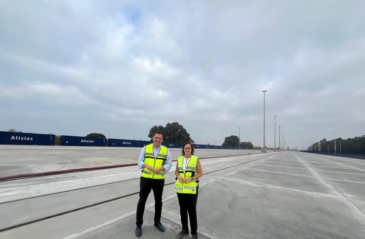 El Puerto culmina la ampliación de la terminal ferroviaria del Muelle Sur