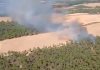 Un incendio en Villablanca moviliza a 28 efectivos del Infoca Incendio Villablanca