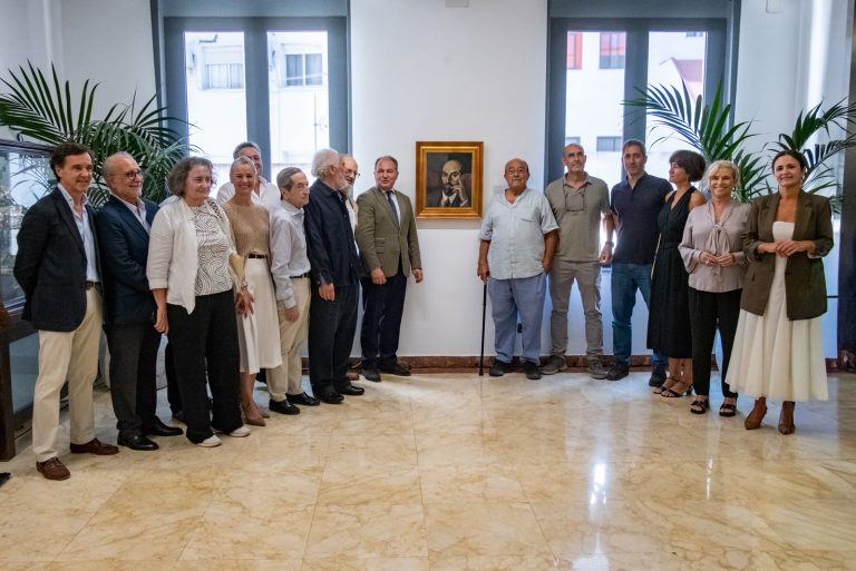 El ‘Retrato de Juan Ramón Jiménez’ de Vázquez Díaz preside la planta noble de la Diputación